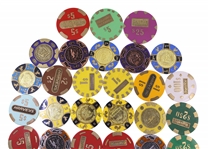 PLASTIC MOLDED SLUG CORE CASINO CHIPS