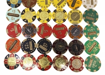 PLASTIC MOLDED SLUG CORE CASINO CHIPS