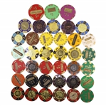PLASTIC MOLDED SLUG CORE CASINO CHIPS