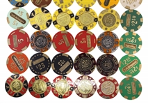 PLASTIC MOLDED SLUG CORE CASINO CHIPS