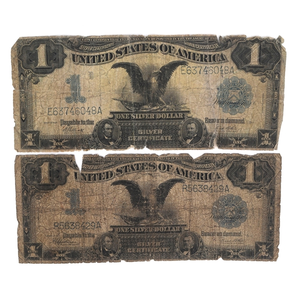 1899 $1 BLACK EAGLE SILVER CERTIFICATE LARGE NOTES