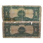 1899 $1 BLACK EAGLE SILVER CERTIFICATE LARGE NOTES