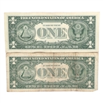 1957 SILVER CERTIFICATE 1 DOLLAR NOTES