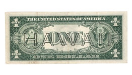 1935A SILVER CERTIFICATE HAWAII BANK NOTE