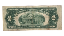 1928 US RED SEAL 2 DOLLAR NOTES