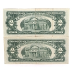 1963 US RED SEAL $2 BANKNOTES