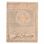 1780 STATE OF RHODE ISLAND COLONIAL NOTE $5 NO. 13