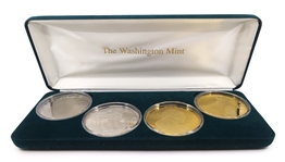 2000 US GIANT QUARTER-POUND GOLDEN PROOF ROUNDS