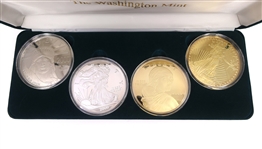 2000 US GIANT QUARTER-POUND GOLDEN PROOF ROUNDS