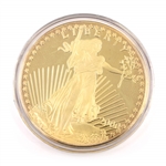 2000 US GIANT QUARTER-POUND GOLDEN PROOF ROUNDS