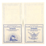 2000 US GIANT QUARTER-POUND GOLDEN PROOF ROUNDS