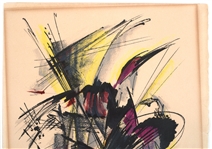 ROGER LERSY LITHOGRAPH ON PAPER SIGNED