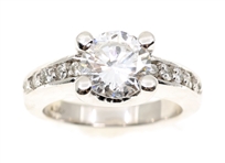 LADIES 14K WHITE GOLD 2.35 CTW DIAMOND RING