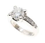 LADIES 14K WHITE GOLD 2.35 CTW DIAMOND RING