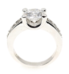LADIES 14K WHITE GOLD 2.35 CTW DIAMOND RING