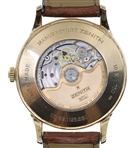 MEN'S ZENITH ELITE 18K GOLD CASE AUTOMATIC WRISTWATCH