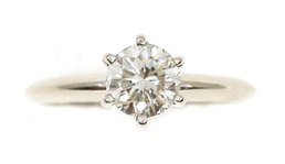 .80 CT ROUND DIAMOND SOLITAIRE 14K GOLD RING