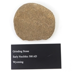 CARVED LITHIC HAND TOOL FROM WYOMING