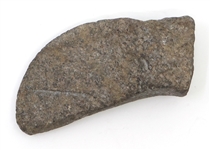 CARVED LITHIC HAND TOOL