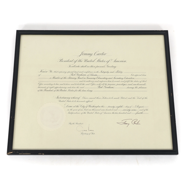 1979 APPOINTMENT DOCUMENT FOR BOB GRAHAM 
