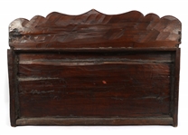 EARLY 20TH C. WOODEN TIBETAN BUDDHIST SHRINE CABINET 