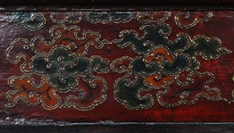 EARLY 20TH C. WOODEN TIBETAN BUDDHIST SHRINE CABINET 