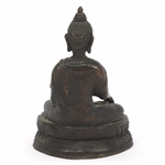 TIBETAN BRONZE BUDDHA SHAKYAMUNI STATUE