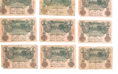 EARLY 20TH C. GERMAN BANKNOTES