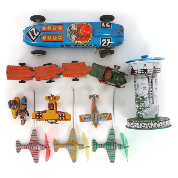 20TH C. LITHO TIN TOYS