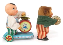 20TH C. LITHO WIND UP TIN TOYS