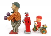20TH C. LITHO WIND UP TIN TOYS