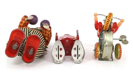 20TH C. LITHO WIND UP TIN TOYS