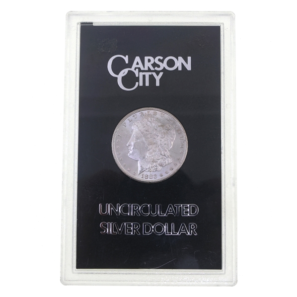 1883 CARSON CITY MORGAN SILVER DOLLAR GSA HOARD