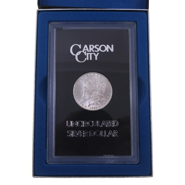 1881 CARSON CITY MORGAN SILVER DOLLAR GSA HOARD