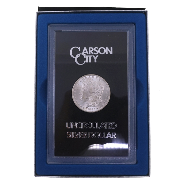 1885 CARSON CITY MORGAN SILVER DOLLAR GSA HOARD