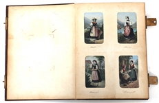 A. BRAUN & OTHER CARTES DE VISITE OF SWITZERLAND ALBUM