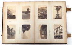 A. BRAUN & OTHER CARTES DE VISITE OF SWITZERLAND ALBUM