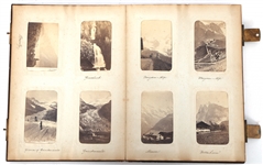 A. BRAUN & OTHER CARTES DE VISITE OF SWITZERLAND ALBUM