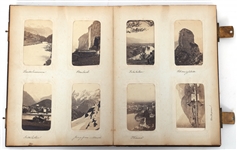 A. BRAUN & OTHER CARTES DE VISITE OF SWITZERLAND ALBUM