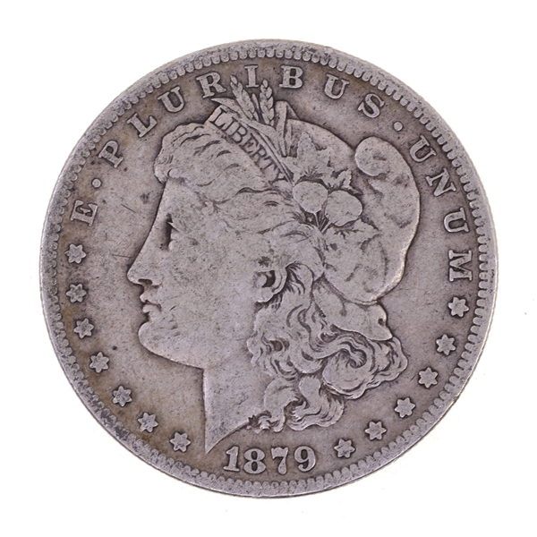 1879 NEW ORLEANS US MORGAN SILVER DOLLAR