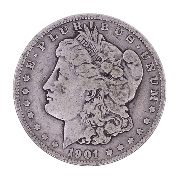 1901-P US MORGAN SILVER DOLLAR