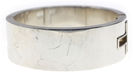 TIFFANY & CO. STERLING SILVER CUFF T CUT-OUT BRACELET