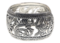STERLING SILVER CAROLYN POLLACK CUFF BRACELET