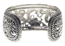 STERLING SILVER CAROLYN POLLACK CUFF BRACELET