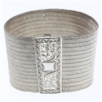 .900 SILVER TURKISH TRABZON HASIRI WOVEN MESH BRACELET