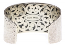 STERLING SILVER LOIS HILL MOTHER-OF-PEARL CUFF BRACELET