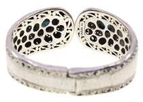 STERLING SILVER SARDA TURQUOISE CUFF BRACELET