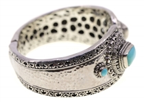 STERLING SILVER SARDA TURQUOISE CUFF BRACELET
