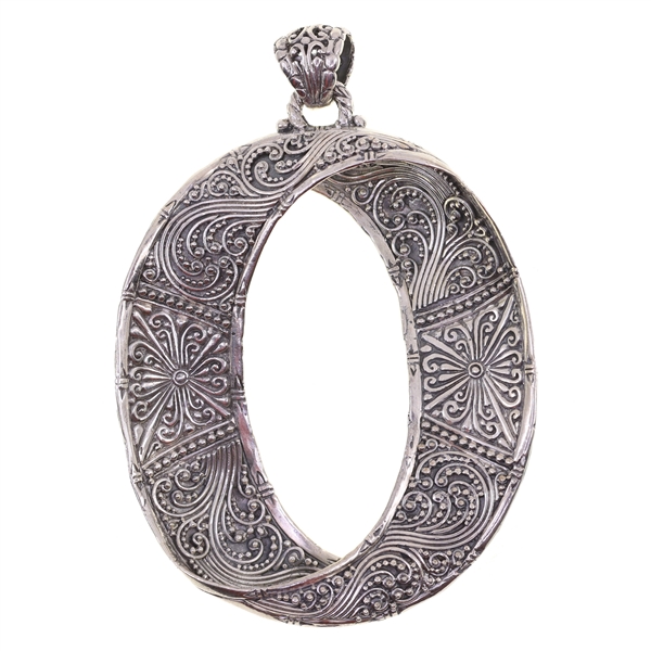 WOMENS STERLING SILVER SARDA PENDANT