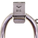 .900 SILVER ARGENTINE MODERN OVAL-LINK BRACELET